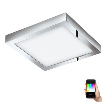 Eglo - LED RGBW Stmievateľné stropné svietidlo FUEVA-C LED/21W/230V Bluetooth