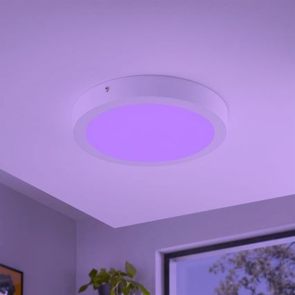 Eglo - LED RGBW Stmievateľné stropné svietidlo FUEVA-C LED/21W/230V