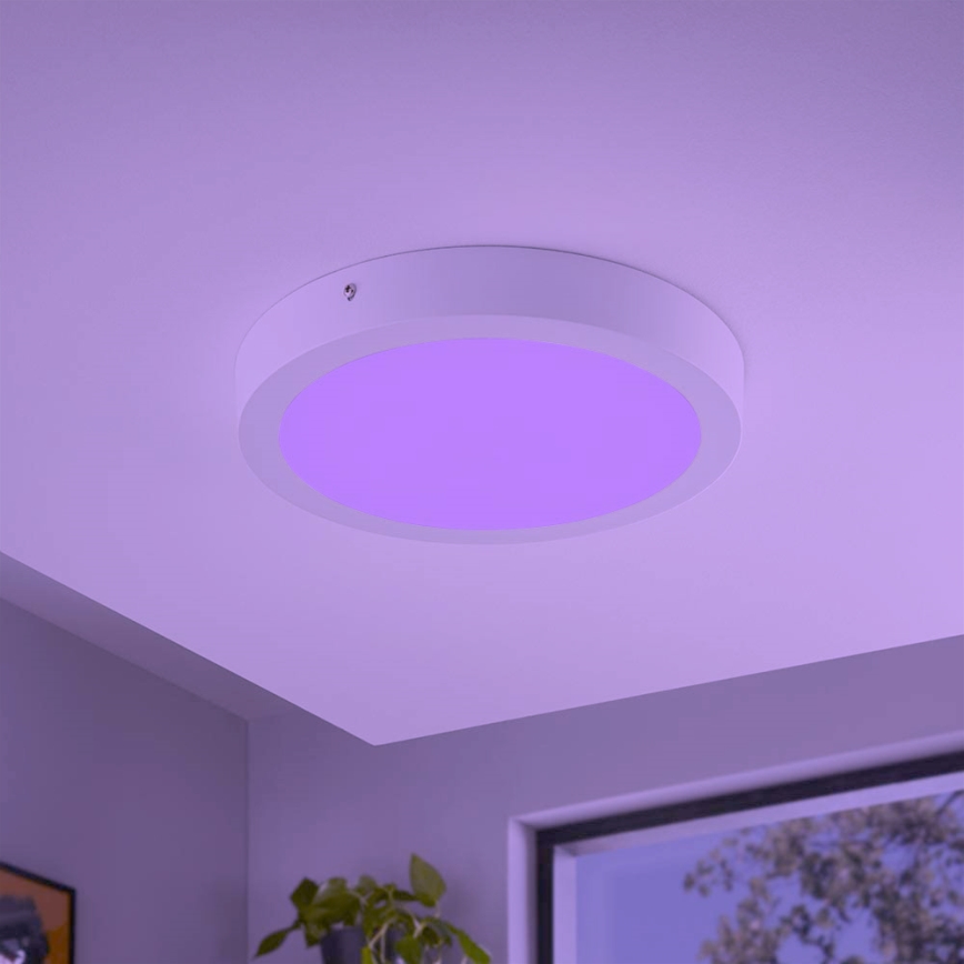 Eglo - LED RGBW Stmievateľné stropné svietidlo FUEVA-C LED/21W/230V