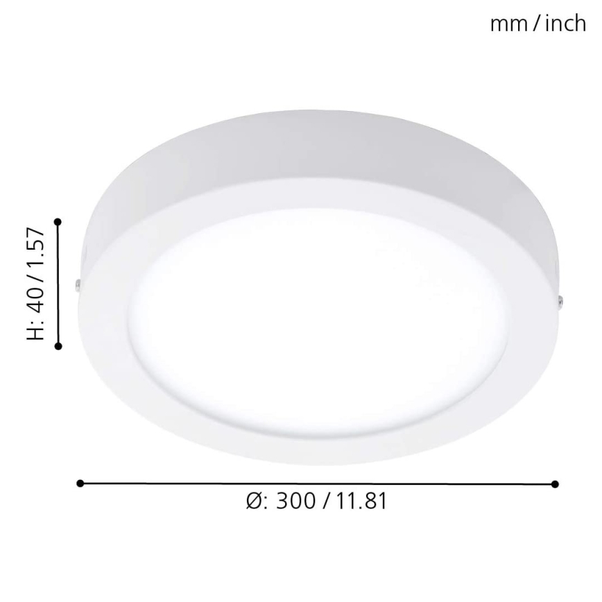 Eglo - LED RGBW Stmievateľné stropné svietidlo FUEVA-C LED/21W/230V