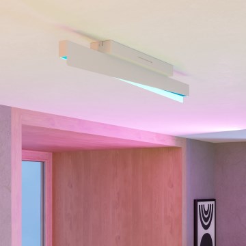 Eglo - LED RGBW stmievateľné stropné svietidlo LED/13W/230V 2700-6500K sivá