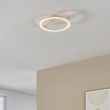 Eglo - LED RGBW Stmievateľné stropné svietidlo LED/17W/230V 2700-6500K biela + diaľkové ovládanie
