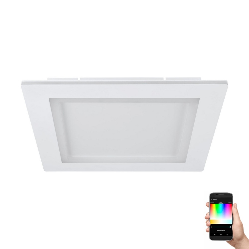 Eglo - LED RGBW Stmievateľné stropné svietidlo LED/27,9W/230V 2700-6500K