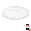 Eglo - LED RGBW Stmievateľné stropné svietidlo LED/34,5W/230V 2700-6500K