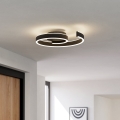 Eglo - LED RGBW Stmievateľné stropné svietidlo LED/37W/230V 3000-6500K čierne