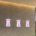Eglo - LED RGBW Stmievateľný luster na lanku 3xLED/3,7W/230V 2700-6500K biela ZigBee