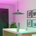 Eglo - LED RGBW stmievateľný luster na lanku LED/15,5W/230V 2700-6500K čierna