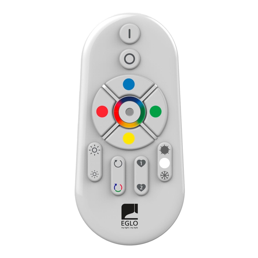 Eglo - LED RGBW stmievateľný prisadený panel SALOBRENA-C WOOD LED/16W/230V 2700-6500K 34x34 cm hnedý + diaľkové ovládanie