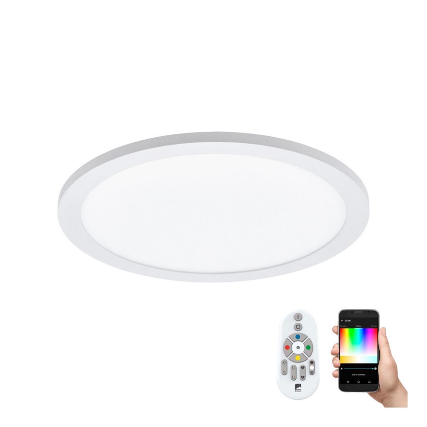 Eglo - LED RGBW Stropné svietidlo SARSINA-C LED/16W/230V + diaľkové ovládanie