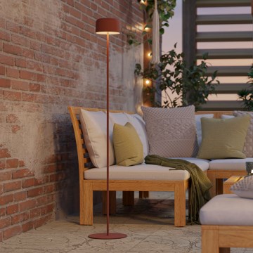 Eglo - LED solárna nabíjateľná dotyková stojaca lampa LED/2,8W/3,7V 1800 mAh IP44 oranžová