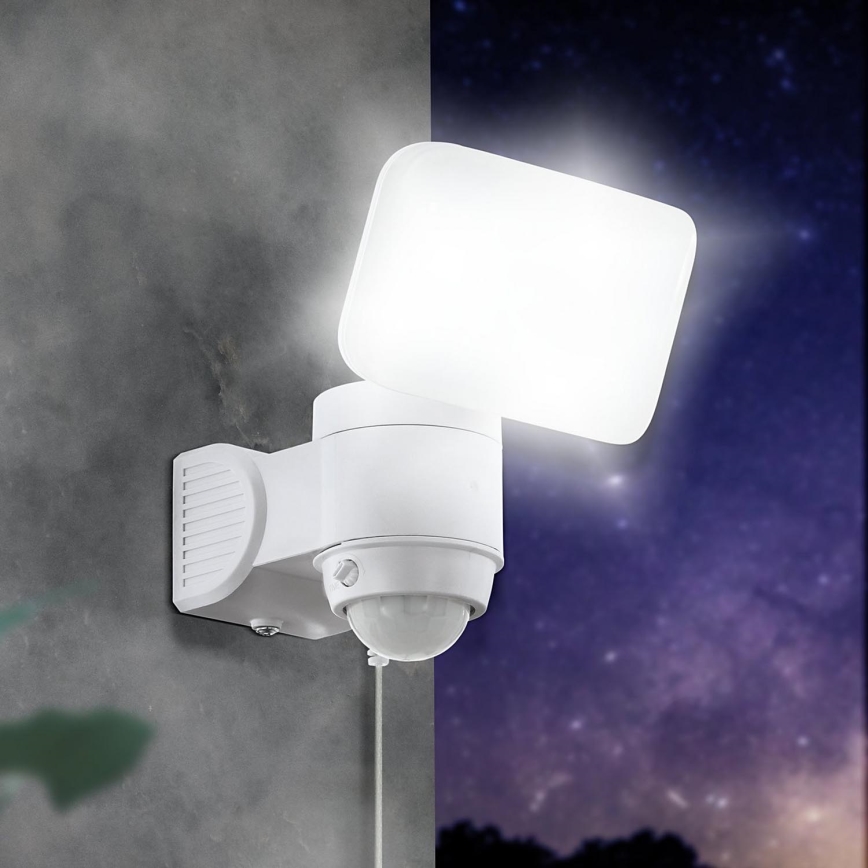 Eglo - LED Solárne nástenné svietidlo so senzorom LED/3,7V 1800 mAh IP44
