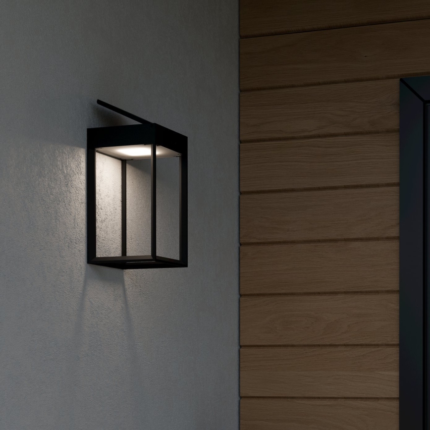 Eglo - LED Solárne nástenné svietidlo so senzorom LED/6,5W/3,7V 1800 mAh IP44