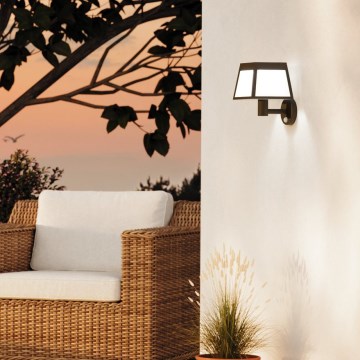 Eglo - LED Solárne nástenné svietidlo so senzorom LED/7,5W/3,7V IP44