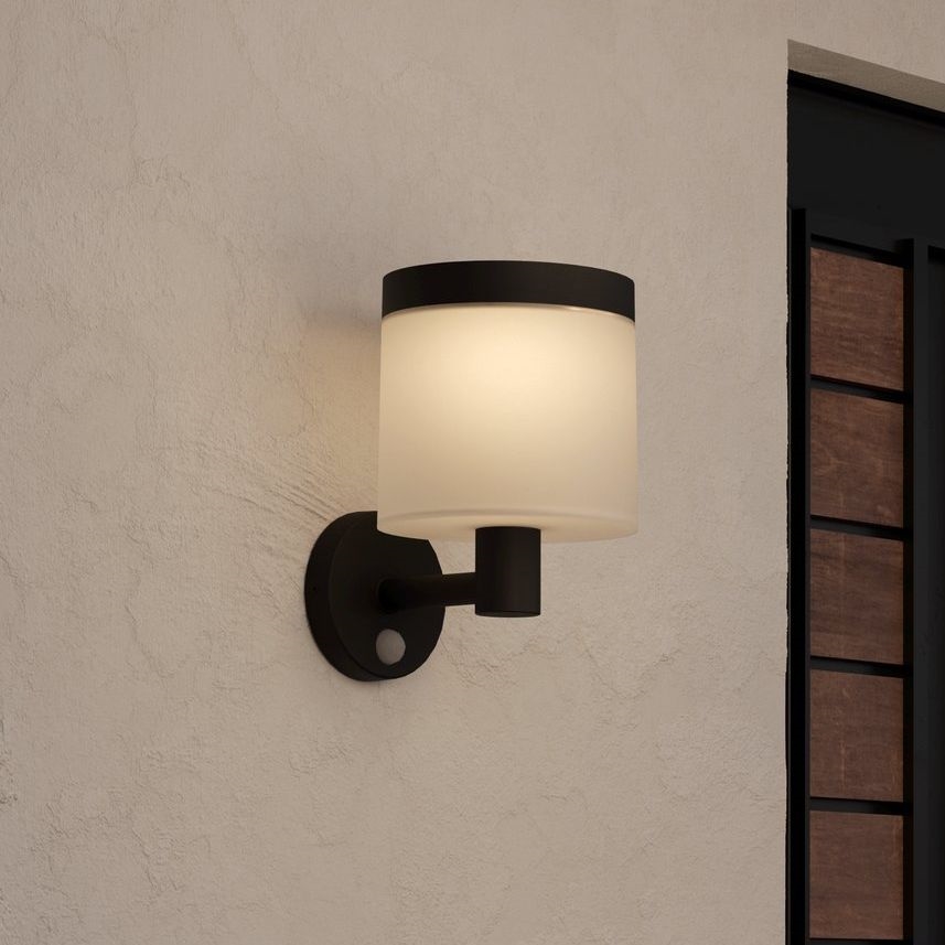 Eglo - LED Solárne nástenné svietidlo so senzorom LED/7,5W/3,7V IP44