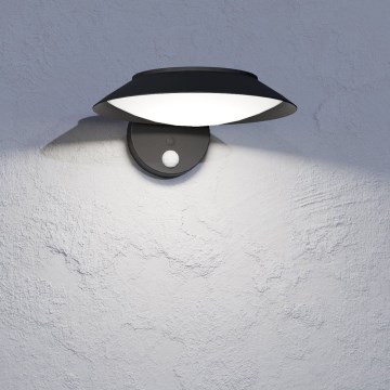 Eglo - LED Solárne nástenné svietidlo so senzorom LED/7W/3,7V IP44