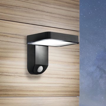 Eglo - LED Solarne nástěnné svítidlo se senzorem LED/4,5W/3,7V 2200 mAh IP44