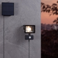 Eglo - LED solárny reflektor so senzorom 15xLED/0,03W/3,7V 2600 mAh IP44
