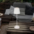 Eglo - LED stlmiteľná vonkajšia nabíjateľná stolová lampa LED/3,8W/5V 2400/3000/4000K 2000 mAh IP44 biela
