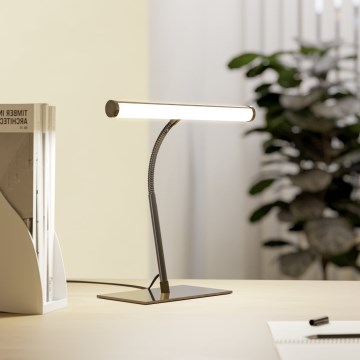 Eglo - LED stmievateľná dotyková stolná lampa LED/5W/230V 2700/4000/6500K čierny chróm