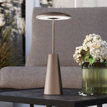 Eglo - LED Stmievateľná dotyková vonkajšia lampa LED/2,8W/5V 2400K/3000K/4000K 5200 mAh IP54 béžová