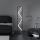 Eglo - LED Stmievateľná stojacia lampa LED/23W/230V 2700-6500K čierna/zlatá + diaľkové ovládanie