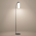Eglo - LED stmievateľná stojacia lampa LED/7W/230V + LED/1,6W 2200-6500K čierny chróm