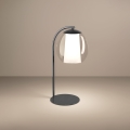 Eglo - LED stmievateľná stolná lampa LED/5,5W/230V + LED/1,6W 2200-6500K čierny chróm