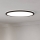 Eglo - LED Stmievateľné kúpeľňové stropné svietidlo LED/16,8W/230V 2700-6500K pr. 50 cm IP44 čierna + diaľkové ovládanie