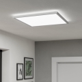 Eglo - LED Stmievateľné kúpeľňové stropné svietidlo LED/17W/230V 2700-6500K 50x50 cm IP44 biela + diaľkové ovládanie