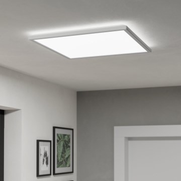 Eglo - LED Stmievateľné kúpeľňové stropné svietidlo LED/17W/230V 2700-6500K 50x50 cm IP44 biela + diaľkové ovládanie
