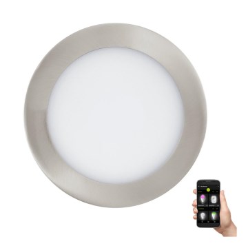 Eglo - LED stmievateľné kúpeľňové zapustené svietidlo LED/10,5W/230V IP44 ZigBee priemer 16,5 cm