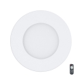 Eglo - LED stmievateľné podhľadové svietidlo LED/5W/230V + diaľkové ovládanie pr. 12 cm