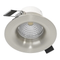 Eglo - LED stmievateľné podhľadové svietidlo LED/6,4W/230V pr. 8,8 cm matný chróm