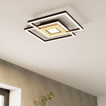 Eglo - LED Stmievateľné stropné svietidlo 2xLED/17W/230V +1xLED/4,2W 2700-6500K + diaľkové ovládanie