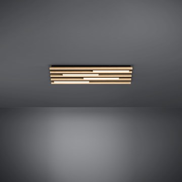 Eglo - LED Stmievateľné stropné svietidlo 4xLED/9W/230V 3000K 22x78 cm hnedá