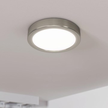 Eglo - LED Stmievateľné stropné svietidlo LED/11W/230V matný chróm