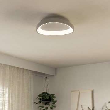 Eglo - LED Stmievateľné stropné svietidlo LED/12W/230V 2700-6500K biela + diaľkové ovládanie