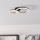 Eglo - LED Stmievateľné stropné svietidlo LED/12W/230V 4000K čierna/zlatá