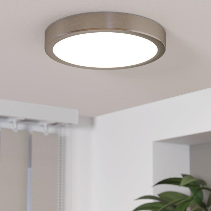 Eglo - LED Stmievateľné stropné svietidlo LED/17W/230V matný chróm