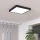 Eglo - LED stmievateľné stropné svietidlo LED/20,5W/230V čierne 28,5x28,5 cm
