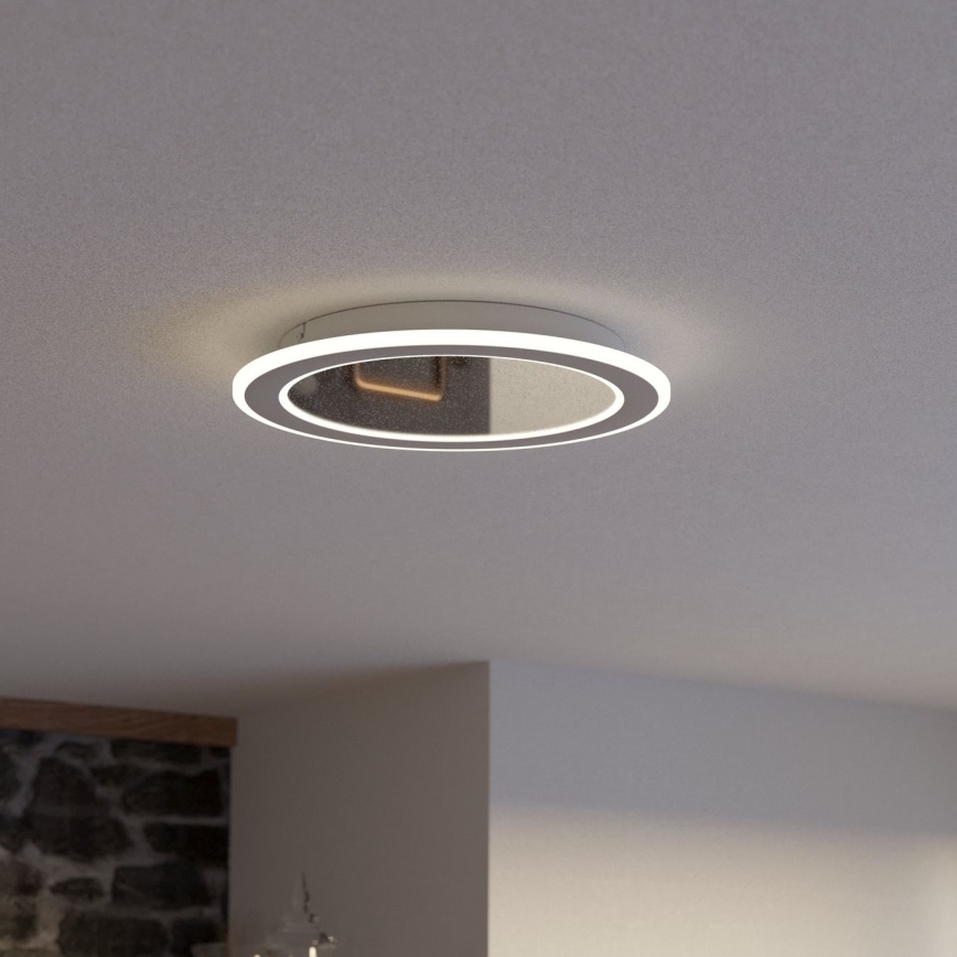 Eglo - LED Stmievateľné stropné svietidlo LED/20W/230V 2700-6500K biela + diaľkové ovládanie