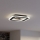 Eglo - LED Stmievateľné stropné svietidlo LED/20W/230V 2700-6500K čierna + diaľkové ovládanie