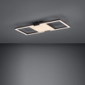 Eglo - LED Stmievateľné stropné svietidlo LED/26,2W/230V 2700-6500K čierna + diaľkové ovládanie