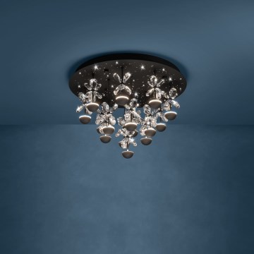 Eglo - LED Stmievateľné stropné svietidlo LED/27W/230V 3000K čierna