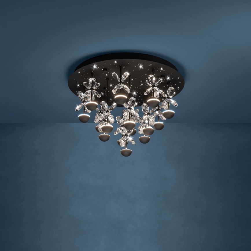 Eglo - LED Stmievateľné stropné svietidlo LED/27W/230V 3000K čierna