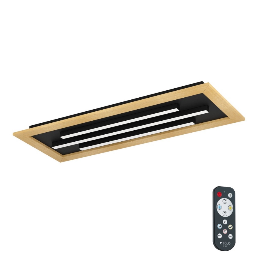 Eglo - LED Stmievateľné stropné svietidlo LED/32,1W/230V + diaľkové ovládanie