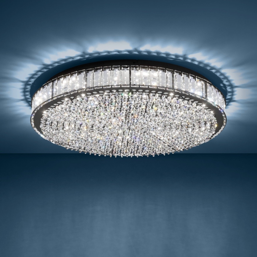 Eglo - LED Stmievateľné stropné svietidlo LED/52,4W/230V 4000K čierna
