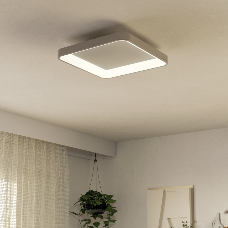 Eglo - LED Stmievateľné stropné svietidlo LORETELLO LED/12W/230V biela + diaľkové ovládanie