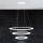 Eglo - LED stmievateľný luster na lane LED/45W/230V + LED/33W + LED/19,5W