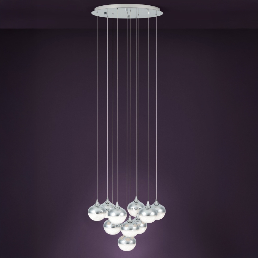 Eglo - LED Stmievateľný luster na lanku 10xLED/3,1W/230V